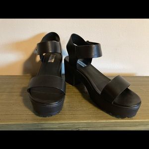 Steve Madden Gizi Black Heels - size 8.5